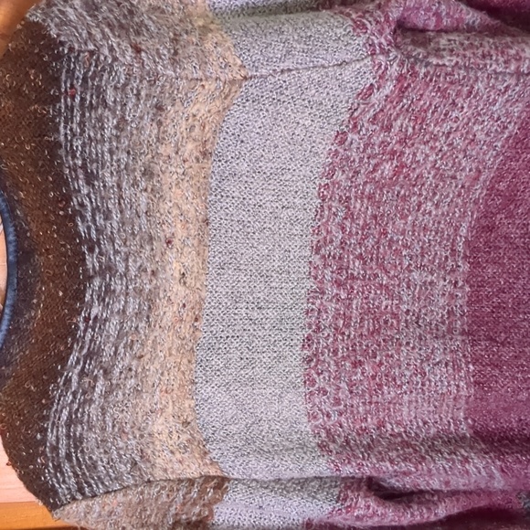 OLIVIA M* longline faux leather trimmed long sleeve duster sweater various color - Picture 8 of 12